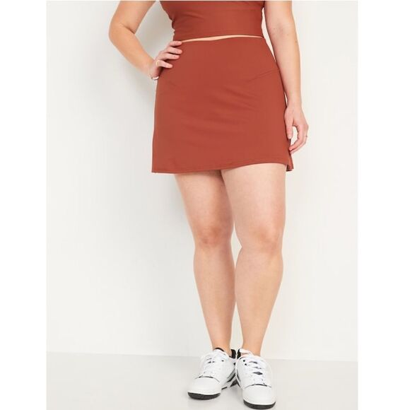 Old Navy Extra High-Waisted PowerSoft Skort NWT Plus Size 2X - Picture 4 of 7